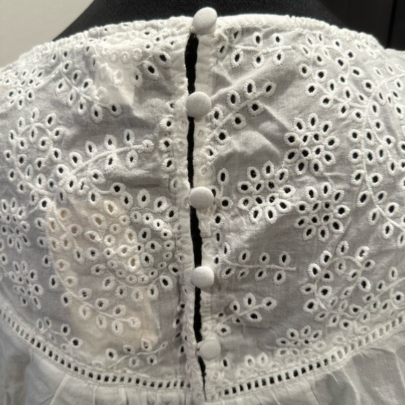 Torrid White Eyelet Tank Top - Picture 4 of 7